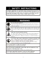 Preview for 3 page of Onwa KR-12X8 Operator'S Manual