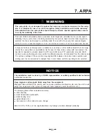 Preview for 68 page of Onwa KR-12X8 Operator'S Manual