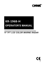 Предварительный просмотр 1 страницы Onwa KR-1968-H Operator'S Manual