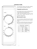 Preview for 9 page of Onwa MW204BG User Manual