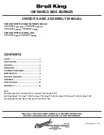 Onward Broil King Baron 440 Owner'S And Assembly Manual preview