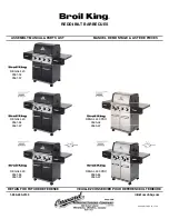 Onward Broil King Regal 440 Assembly Manual & Parts List preview