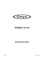 Onyx 125 FA Instruction Book preview