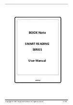 Предварительный просмотр 1 страницы Onyx BOOX Note User Manual