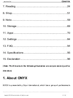 Preview for 3 page of Onyx BOOX Nova User Manual