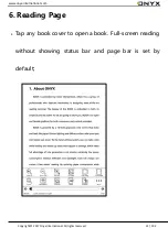 Preview for 21 page of Onyx Boox T76ML Cleopatra User Manual