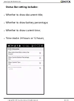 Preview for 58 page of Onyx Boox T76ML Cleopatra User Manual