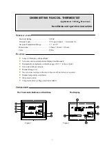 Предварительный просмотр 2 страницы Onyx ONX908STW-0 Installation And Operation Instructions