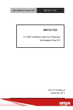 Onyx ONYX-1723 Manual preview