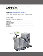 Предварительный просмотр 2 страницы Onyx RX-20 Operator'S Manual