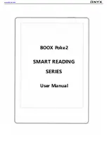 Onyx SMART READING Series User Manual предпросмотр