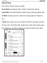 Preview for 15 page of Onyx SMART READING Series User Manual