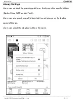 Предварительный просмотр 22 страницы Onyx SMART READING Series User Manual