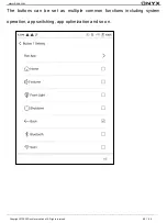 Предварительный просмотр 60 страницы Onyx SMART READING Series User Manual