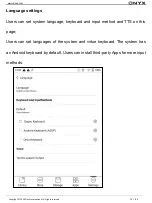 Preview for 74 page of Onyx SMART READING Series User Manual