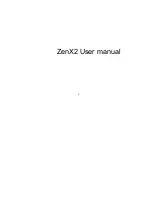 Onyx ZenX2 User Manual preview