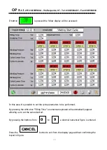 Preview for 24 page of OP BC 800/W ES SP Use And Maintenance Manual