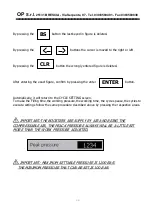 Preview for 25 page of OP BC 800/W ES SP Use And Maintenance Manual