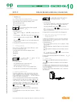 Preview for 70 page of OP Tubomatic H135 EL Operating And Maintenance Manual