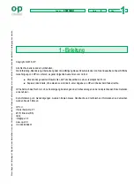 Preview for 146 page of OP Tubomatic H135 EL Operating And Maintenance Manual