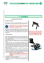 Preview for 171 page of OP Tubomatic H135 EL Operating And Maintenance Manual