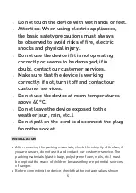 Preview for 5 page of Opal 502429919 User Manual