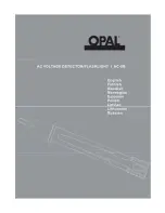 Opal AC-9B Instruction Manual предпросмотр