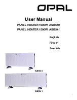 Предварительный просмотр 1 страницы Opal ASB540 User Manual