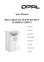 Opal CJR489 User Manual предпросмотр