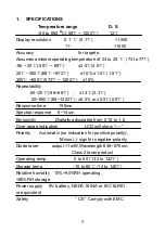 Предварительный просмотр 5 страницы Opal DT-8862 Manual