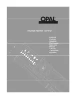 Предварительный просмотр 1 страницы Opal DT-9121 Operating Instructions Manual