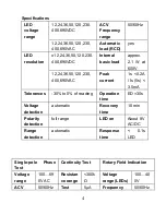 Предварительный просмотр 4 страницы Opal DT-9121 Operating Instructions Manual