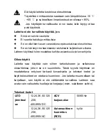 Предварительный просмотр 12 страницы Opal DT-9121 Operating Instructions Manual