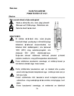 Предварительный просмотр 36 страницы Opal DT-9121 Operating Instructions Manual