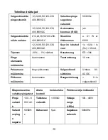 Предварительный просмотр 38 страницы Opal DT-9121 Operating Instructions Manual