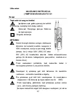 Предварительный просмотр 63 страницы Opal DT-9121 Operating Instructions Manual