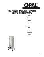 Opal E176004 Instruction Manual предпросмотр