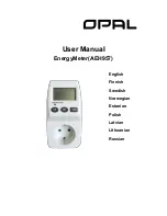 Opal EnergyMeter AEH957 User Manual предпросмотр