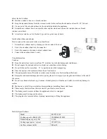 Preview for 9 page of Opal MFP35-1280 Use And Care Manual