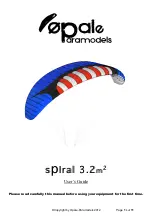 Opale-Paramodels SpIral 3.2m2 User Manual preview