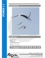 Preview for 3 page of Opale-Parmodels POWER 1.1 Manual