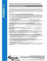 Preview for 11 page of Opale-Parmodels POWER 1.1 Manual