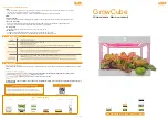 OPCOM GrowCube OFG011P Quick Manual предпросмотр