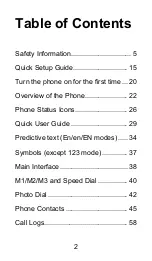 Preview for 2 page of Opel mobile BigButton M Operator'S Manual