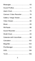 Preview for 3 page of Opel mobile BigButton M Operator'S Manual