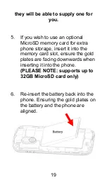 Preview for 19 page of Opel mobile BigButton M Operator'S Manual