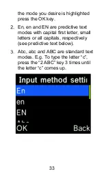 Preview for 33 page of Opel mobile BigButton M Operator'S Manual