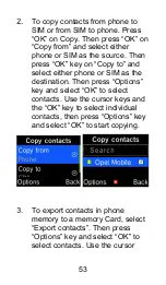 Preview for 53 page of Opel mobile BigButton M Operator'S Manual