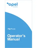 Opel mobile FlipPhone Operator'S Manual preview