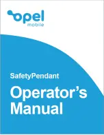 Preview for 1 page of Opel mobile SafetyPendant Operator'S Manual